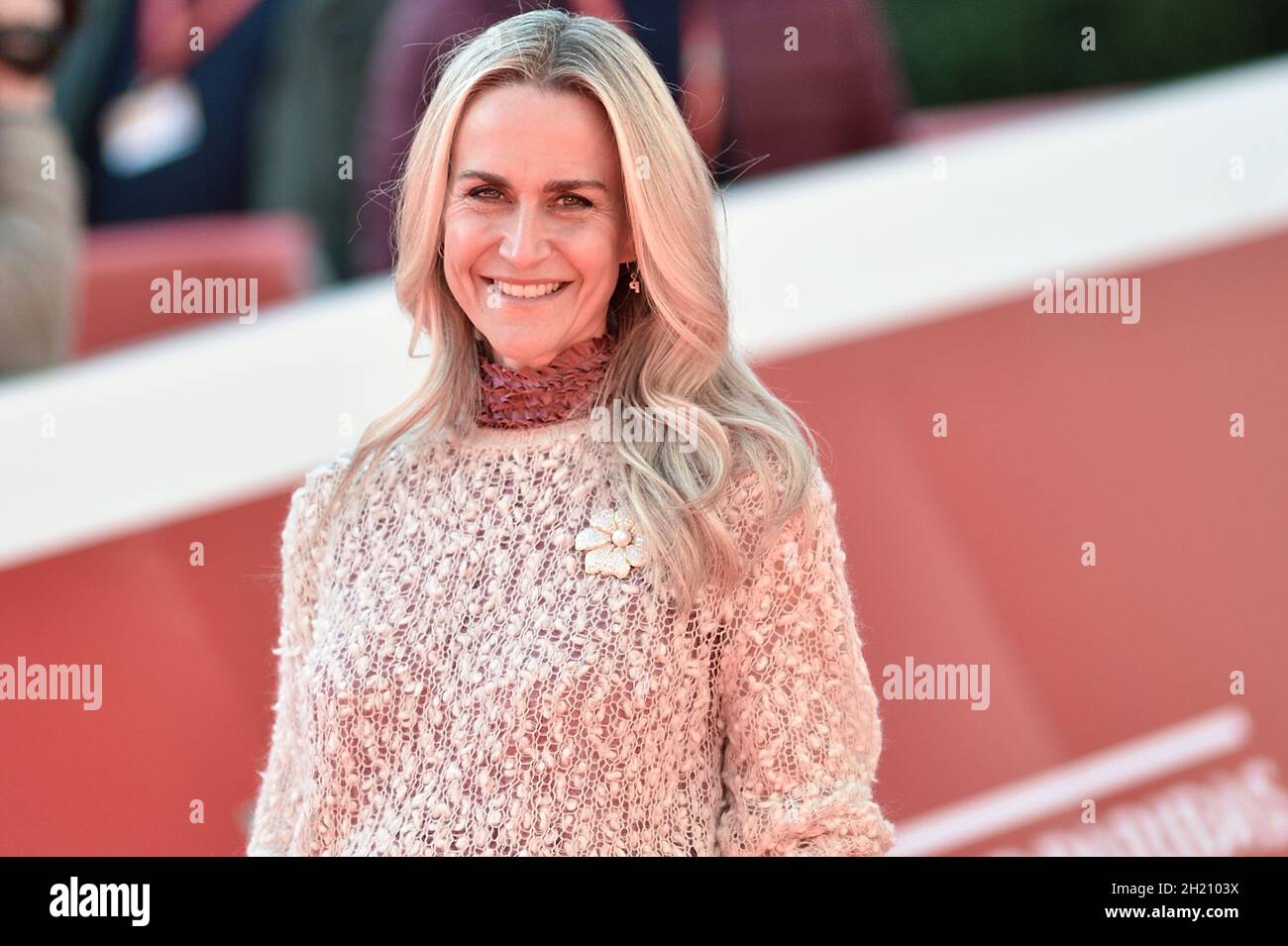 Rome, Italy. 19th Oct, 2021. ROME, ITALY - OCTOBER 19: Nicole Morganti attend the red carpet of the movie 'Anni Da Cane' during the 19th Alice Nella Città 2021 at on October 19, 2021 in Rome, Italy. Credit: dpa/Alamy Live News Stock Photo