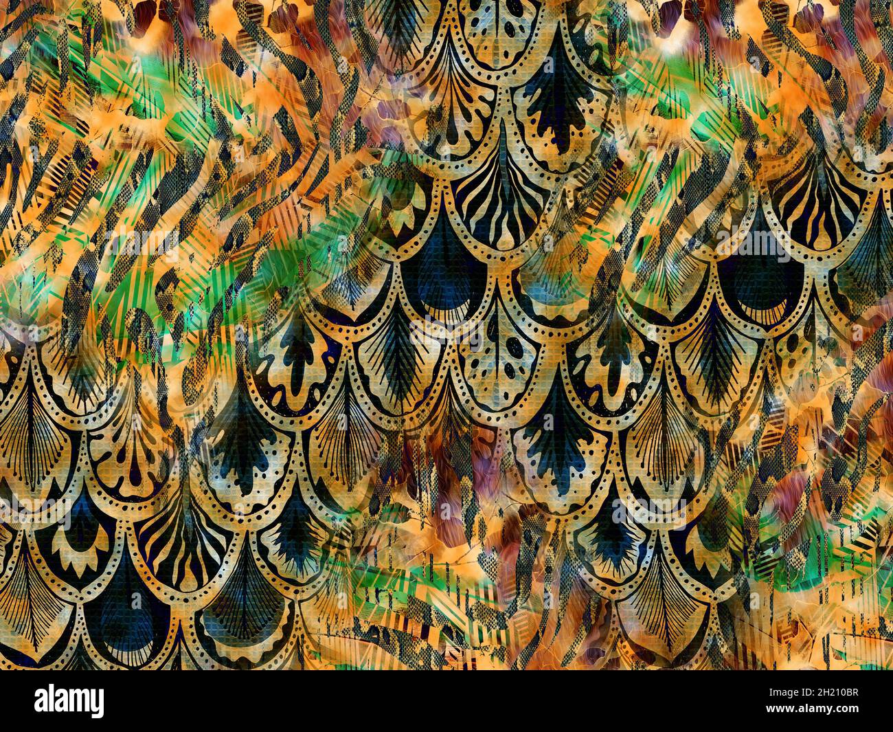 Fabric print pattern.Multicolored background. Colorful pattern ...