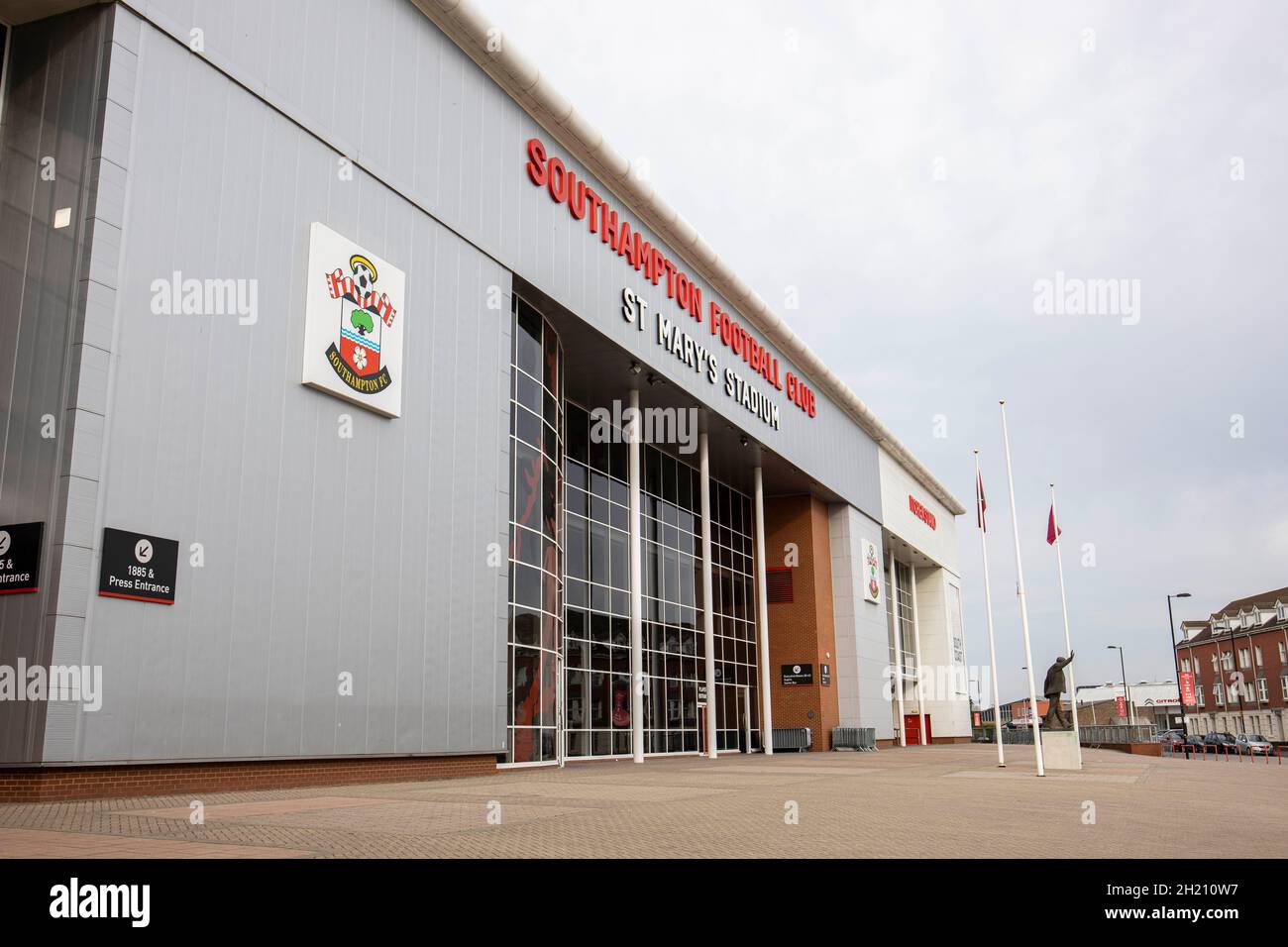 A view of St Mary's Stadium on the 17th October 2021. Credit: Lewis Mitchell Stock Photo