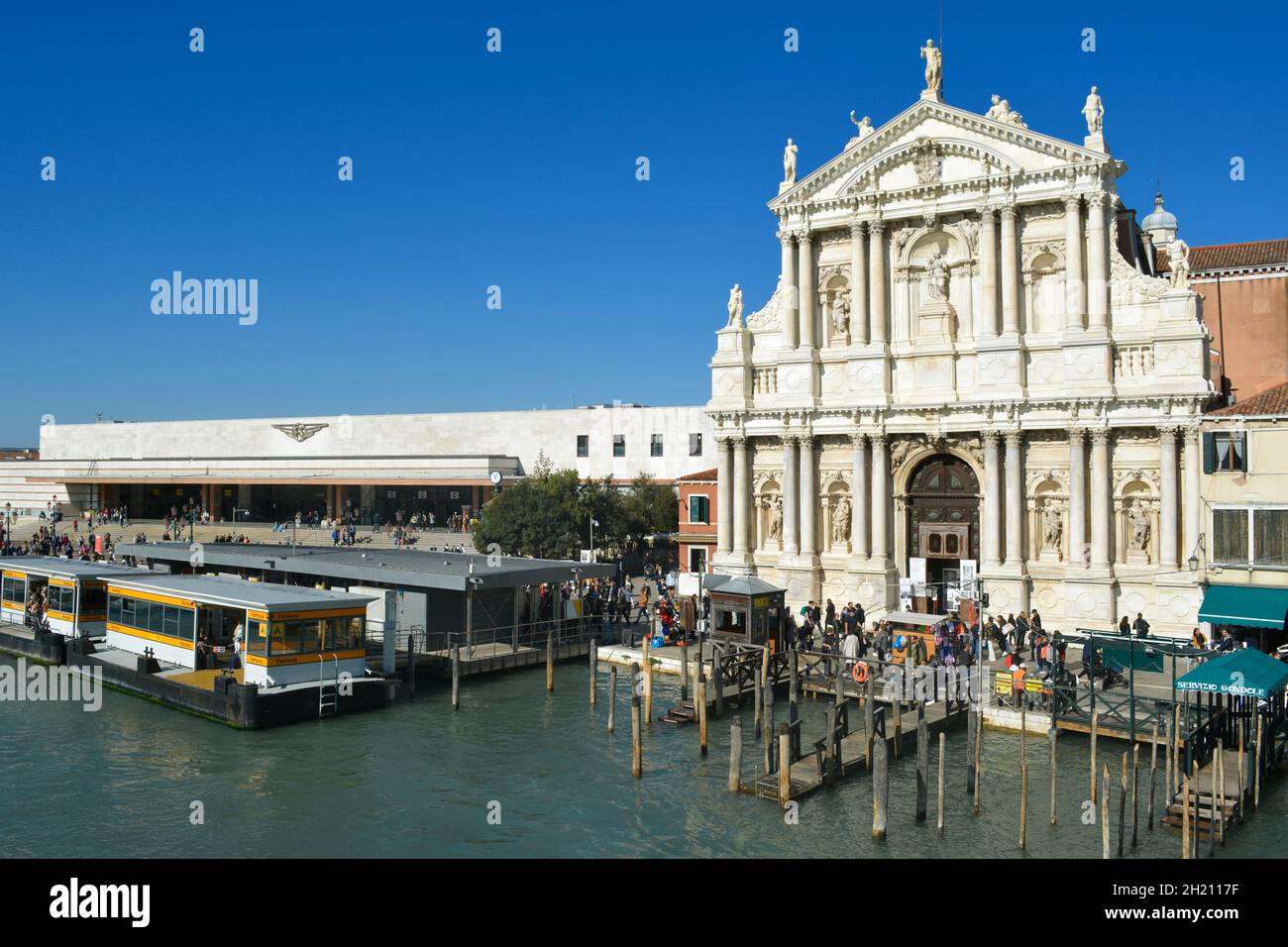 Canal View Overlooking The Santa Maria Di Nazareth Church And Venezia 