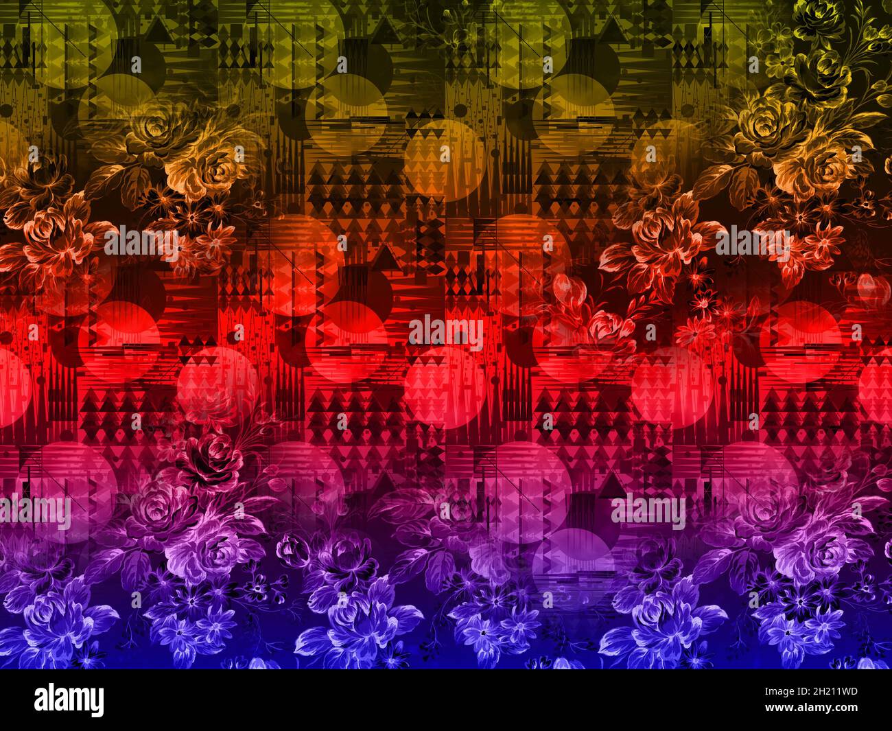 Fabric print pattern.Multicolored background. Colorful pattern ...
