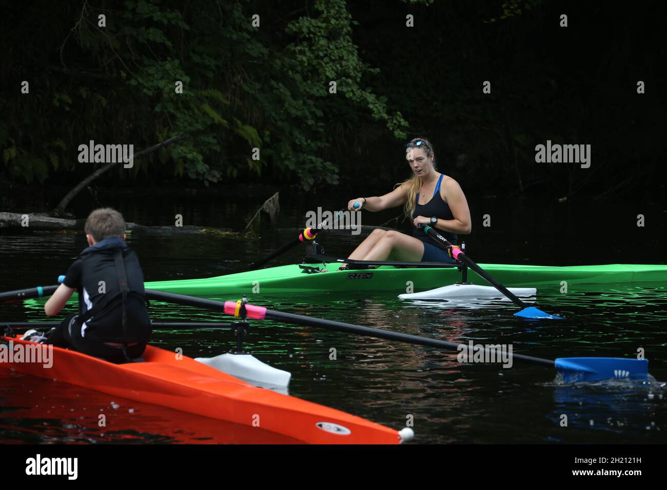 Learning rowing techniques hi-res stock photography and images - Alamy