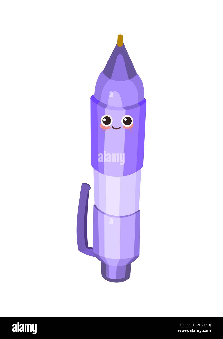 Purple ballpoint pen. Cheerful cute cartoon character. Good mood. Character with a smile. Stationery for drawing and creativity. The object is Stock Vector Image & Art - Alamy Purple ballpoint pen. Cheerful cute cartoon character. Good mood. Character with a smile. Stationery for drawing and creativity. The object is Stock Vector Image & Art - Alamy