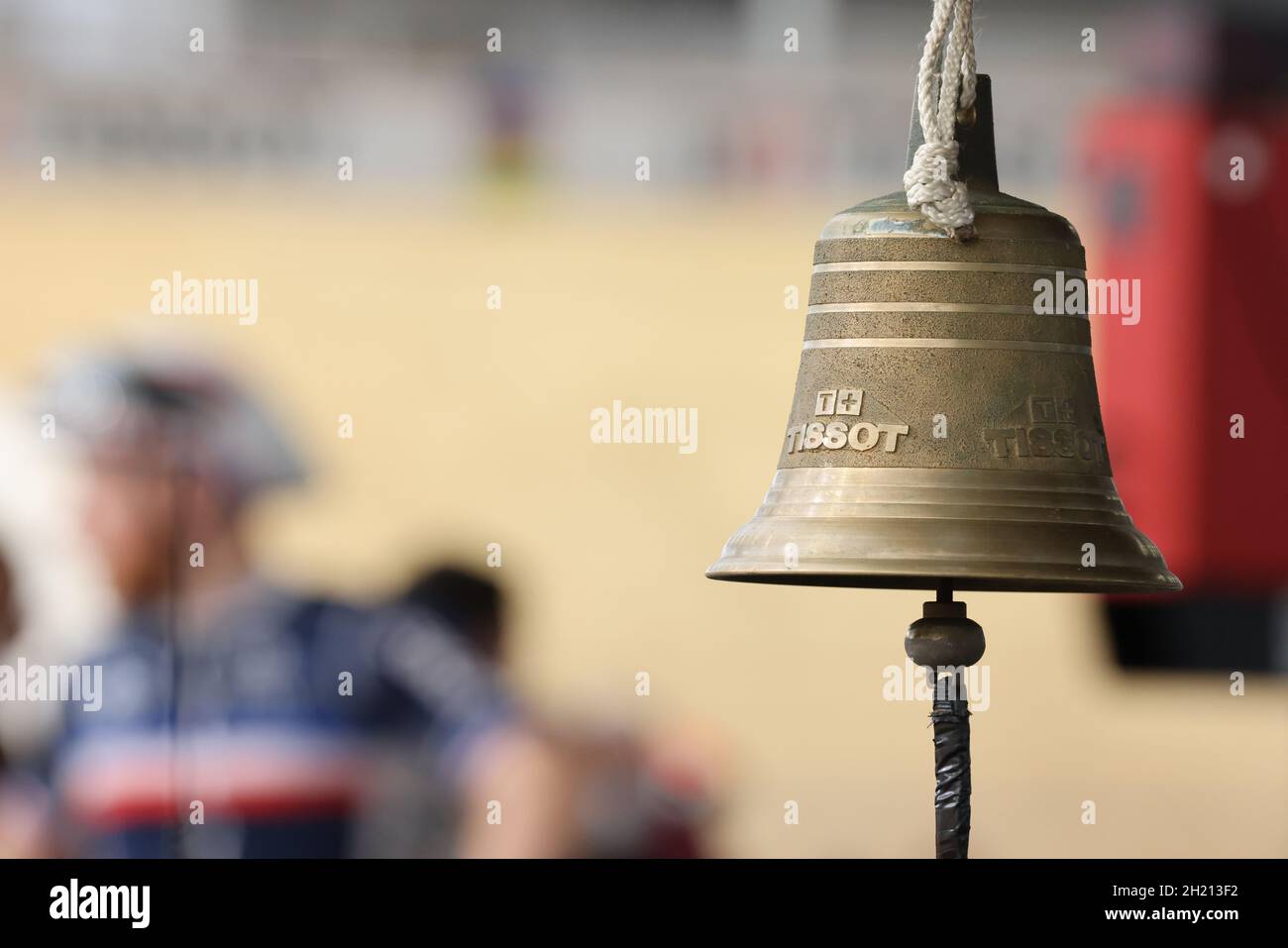 Cloche Tissot during the Tissot UCI Track Cycling World