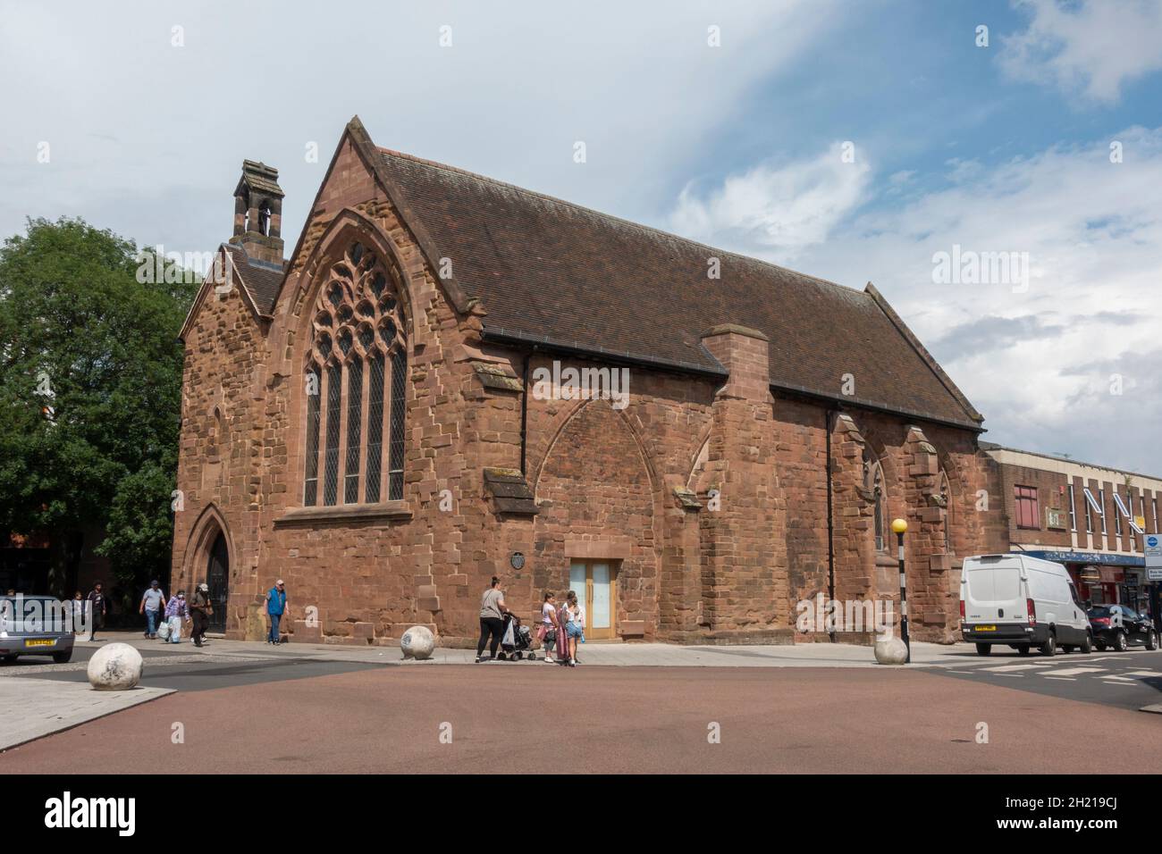 The Old Grammar School, Coventry is a Grade I listed building, Coventry, West Midlands, UK. Stock Photo