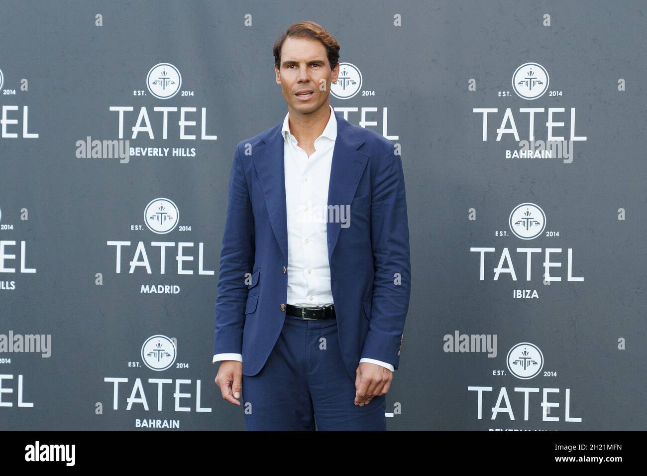 Madrid, Spain. 19th Oct, 2021. Rafa Nadal attends the presentation of the new Tatel restaurant in Beverly Hills, Madrid. (Photo by Atilano Garcia/SOPA Images/Sipa USA) Credit: Sipa USA/Alamy Live News Stock Photo