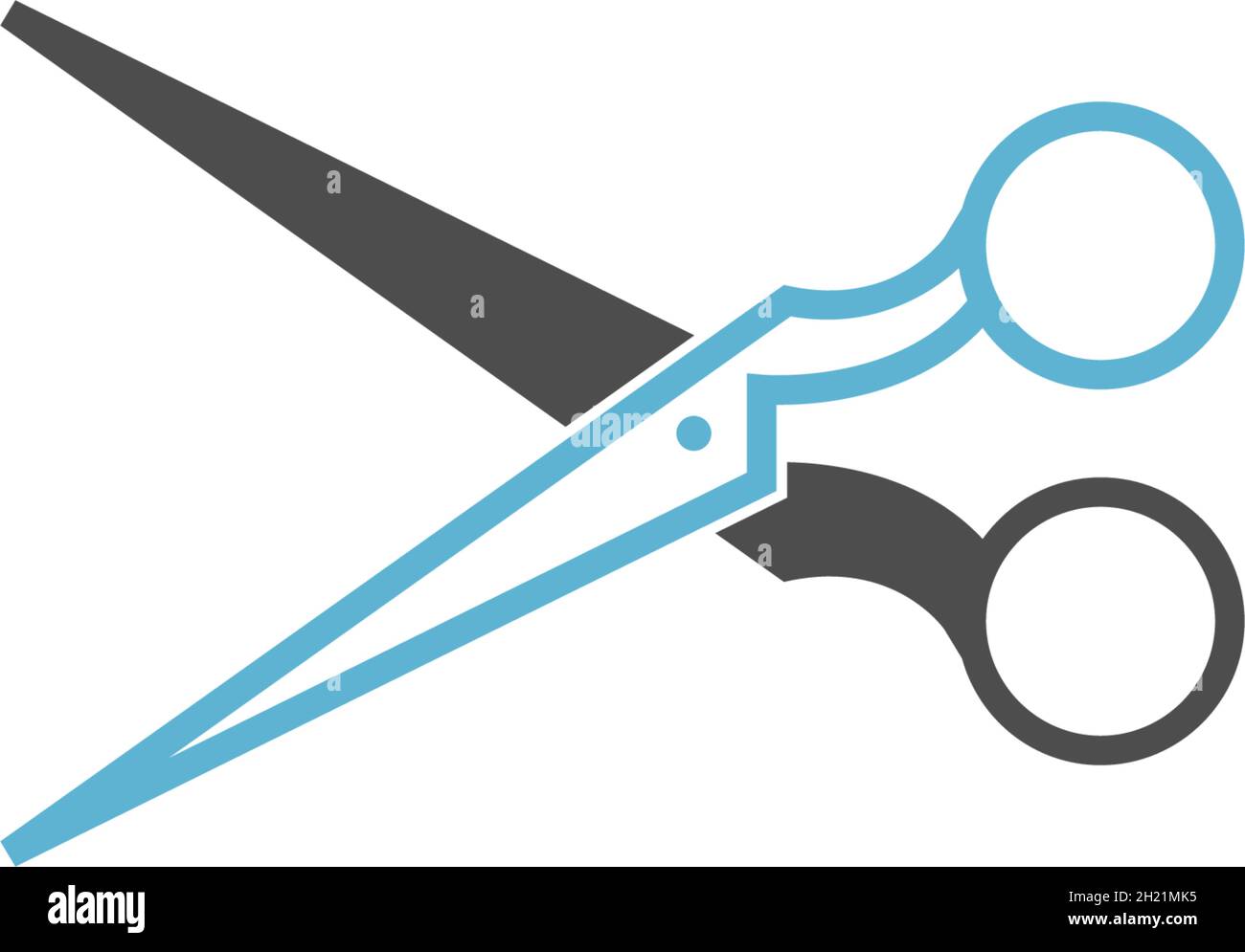 Scissor icon ilustration template vector Stock Vector