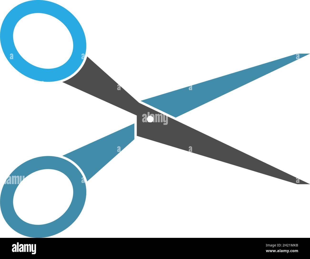 Scissor icon ilustration template vector Stock Vector