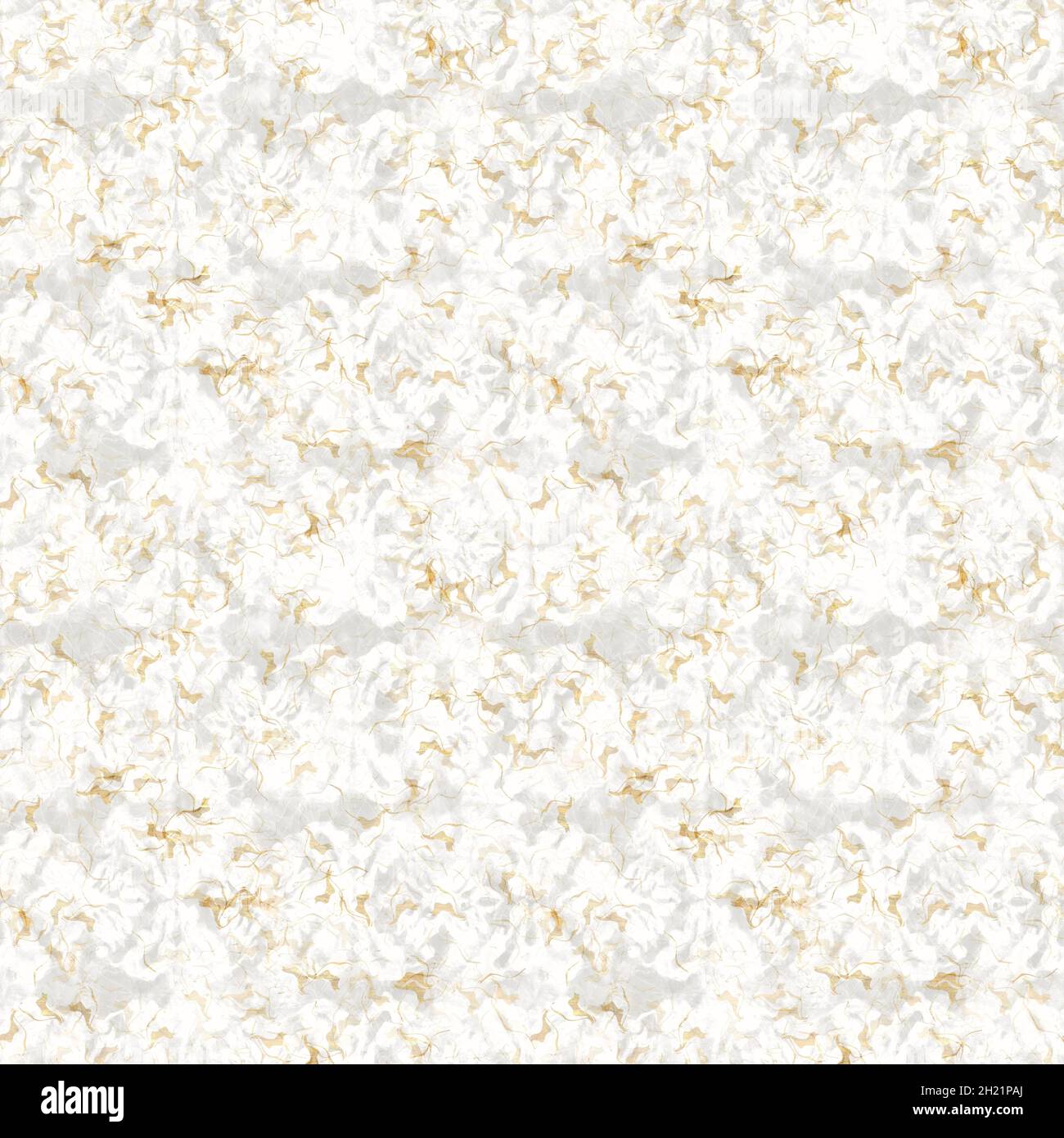 Handmade white gold metallic rice sprinkles paper texture. Seamless ...