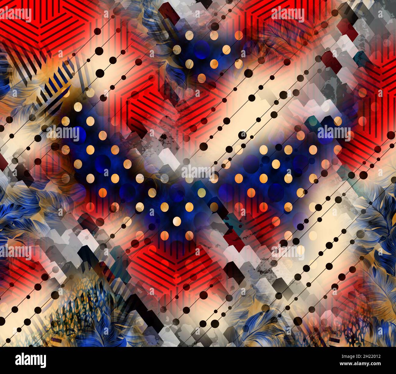 textile fabric print patterns, fashion designs Stock Photo - Alamy