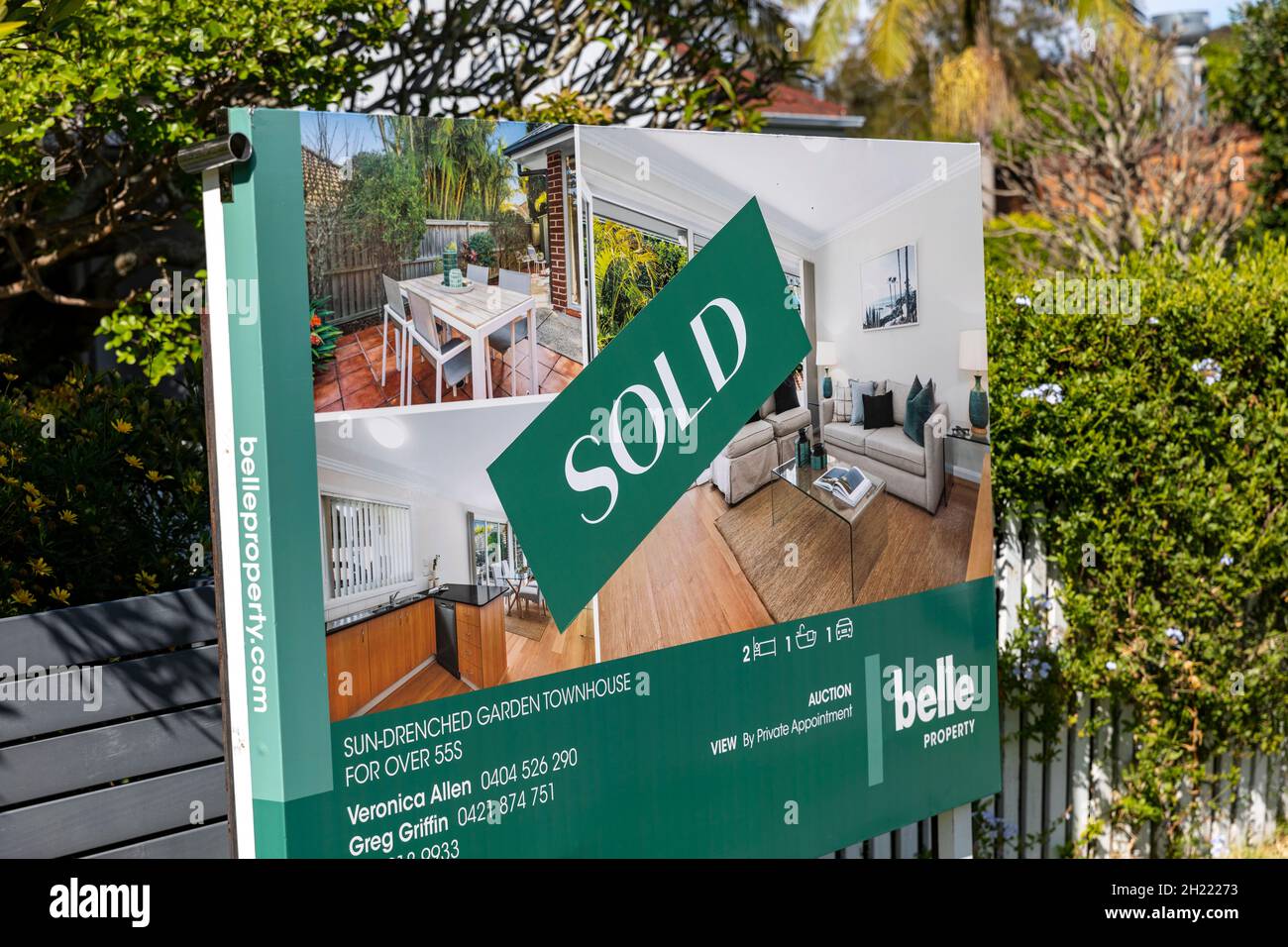 Australian home in Sydney has been sold by real estate agent who