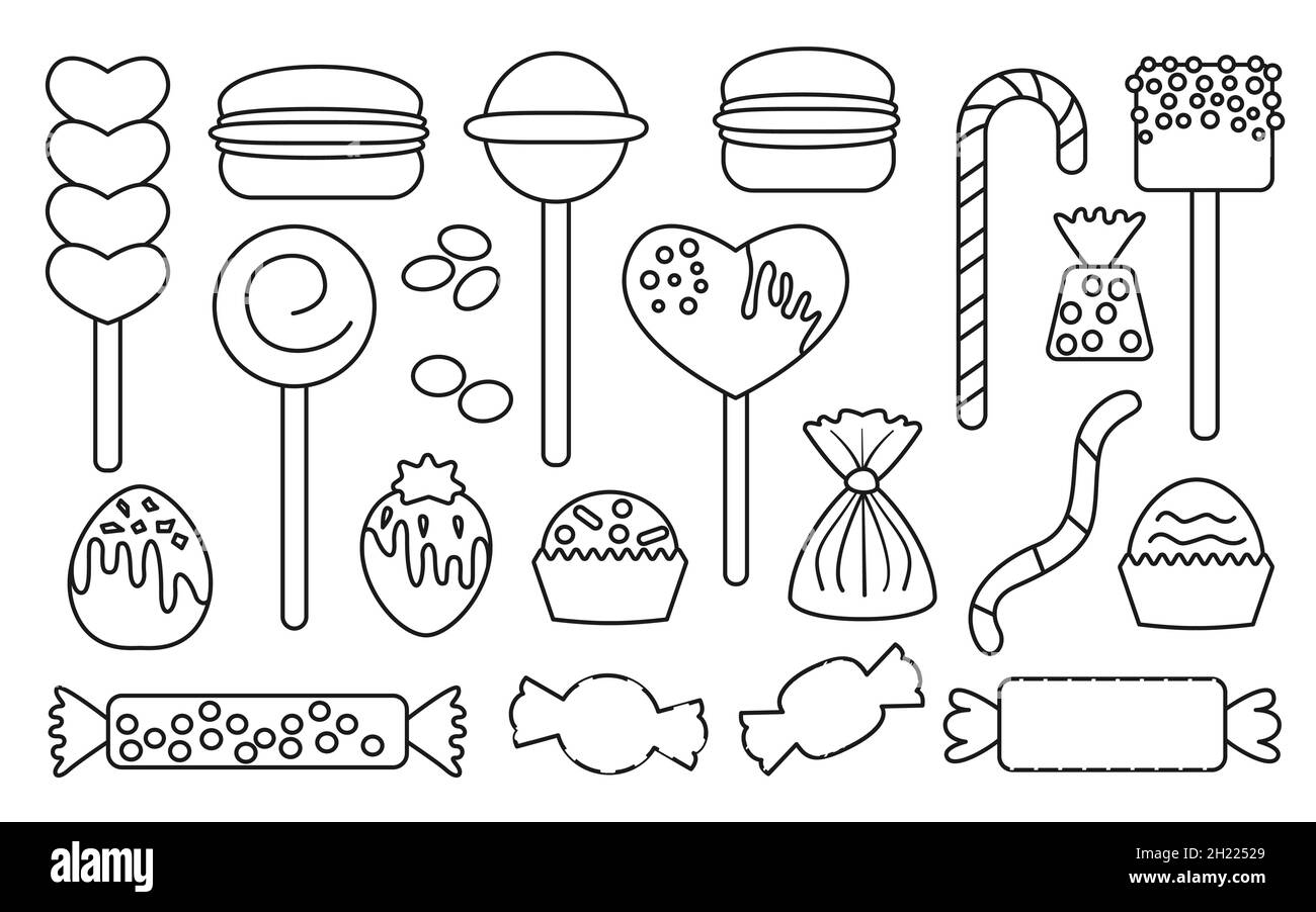 Hard Candy Coloring Page