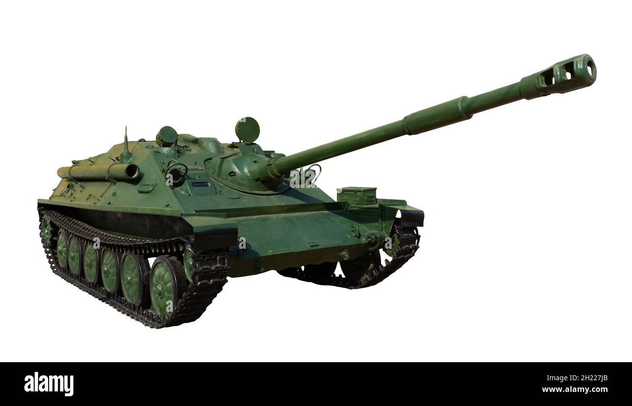 Selfpropelled artillery tank SU85 Stock Photo Alamy