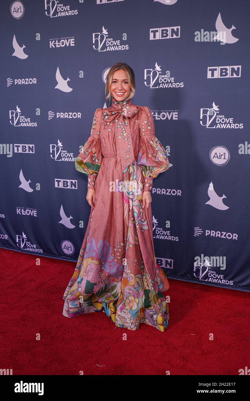 Nashville, Tennessee, USA, October 19, 2021. Christian Singer