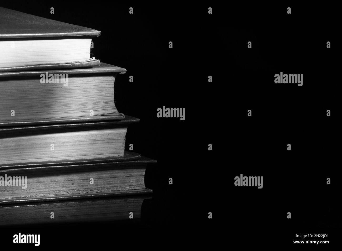 Piled books Black and White Stock Photos & Images - Alamy