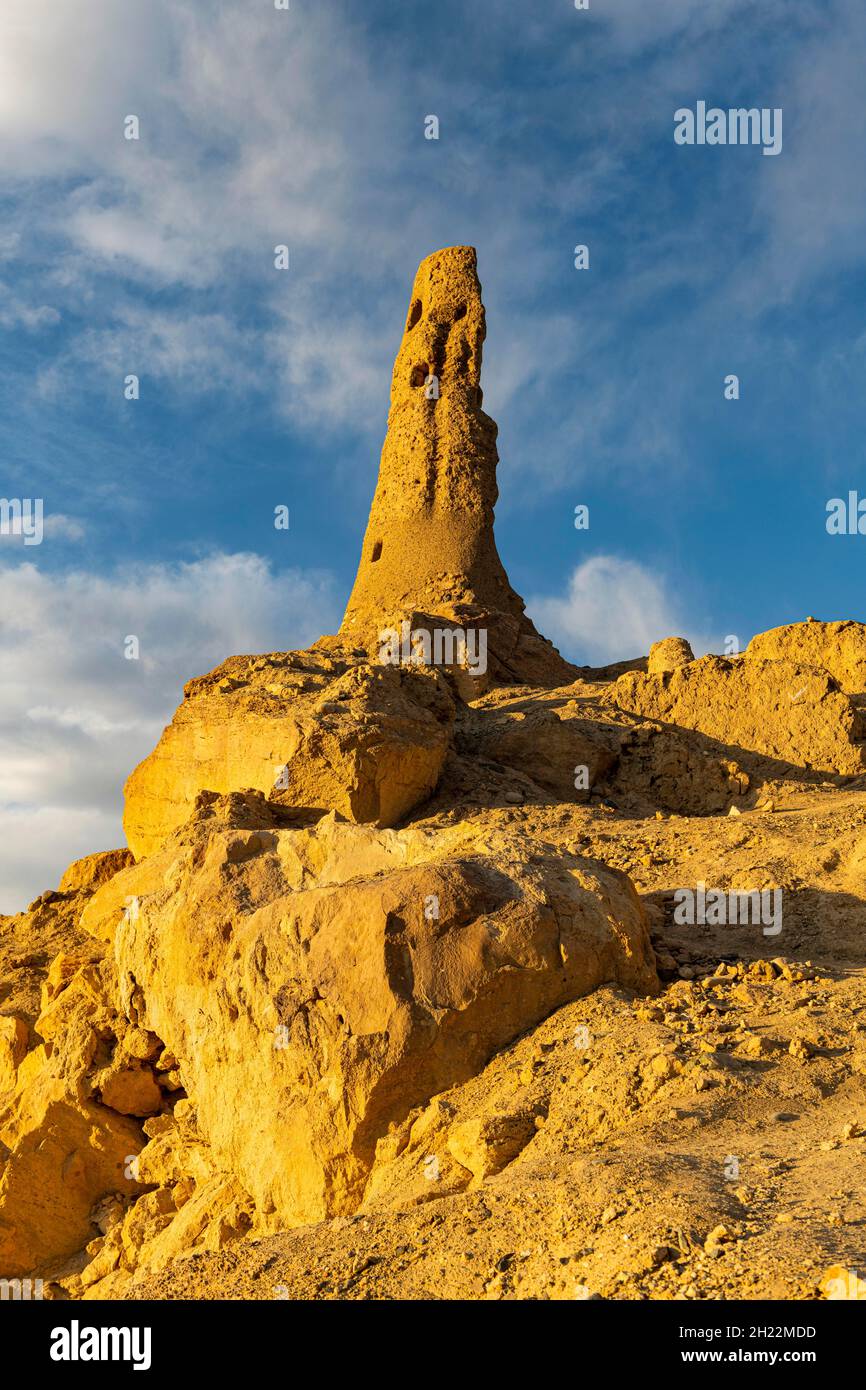 Shahr-e Gholghola or City of screams ruins, Bamyan, Afghanistan Stock Photo