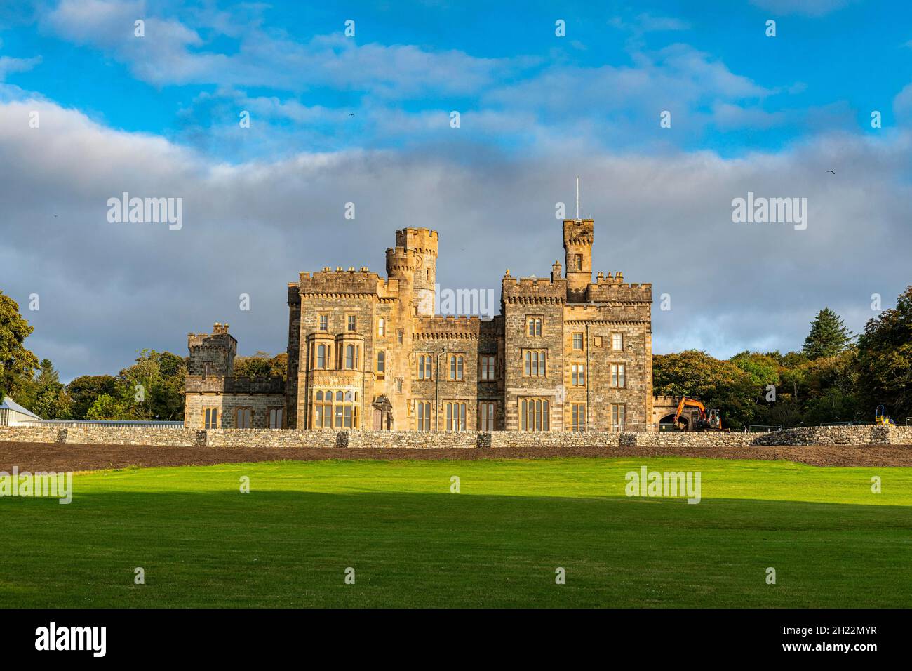 Lews castle, Stornoway, Isle of Lewis, Outer Hebrides, Scotland, UK Stock Photo