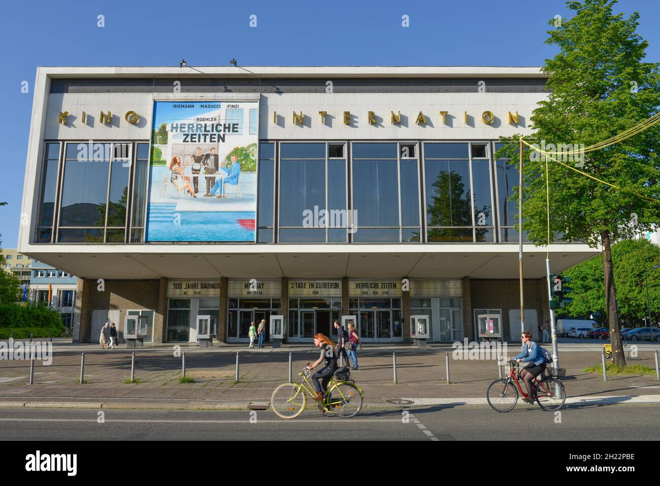 Kino International, Karl-Marx-Allee, Mitte, Berlin, Germany Stock Photo ...