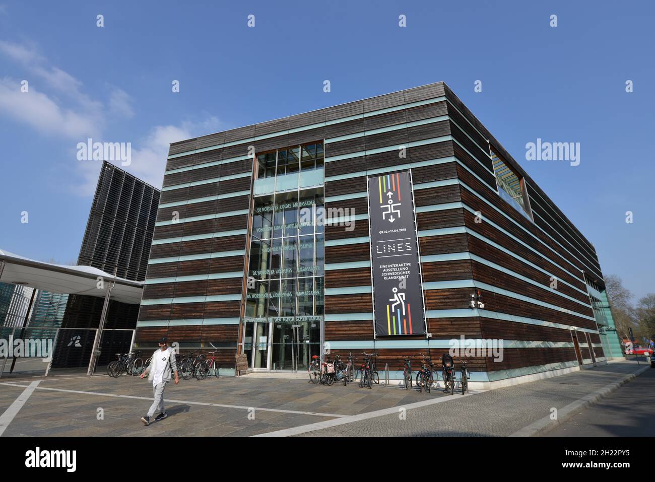 Nordic Embassies, Rauchstrasse, Tiergarten, Mitte, Berlin, Germany Stock Photo