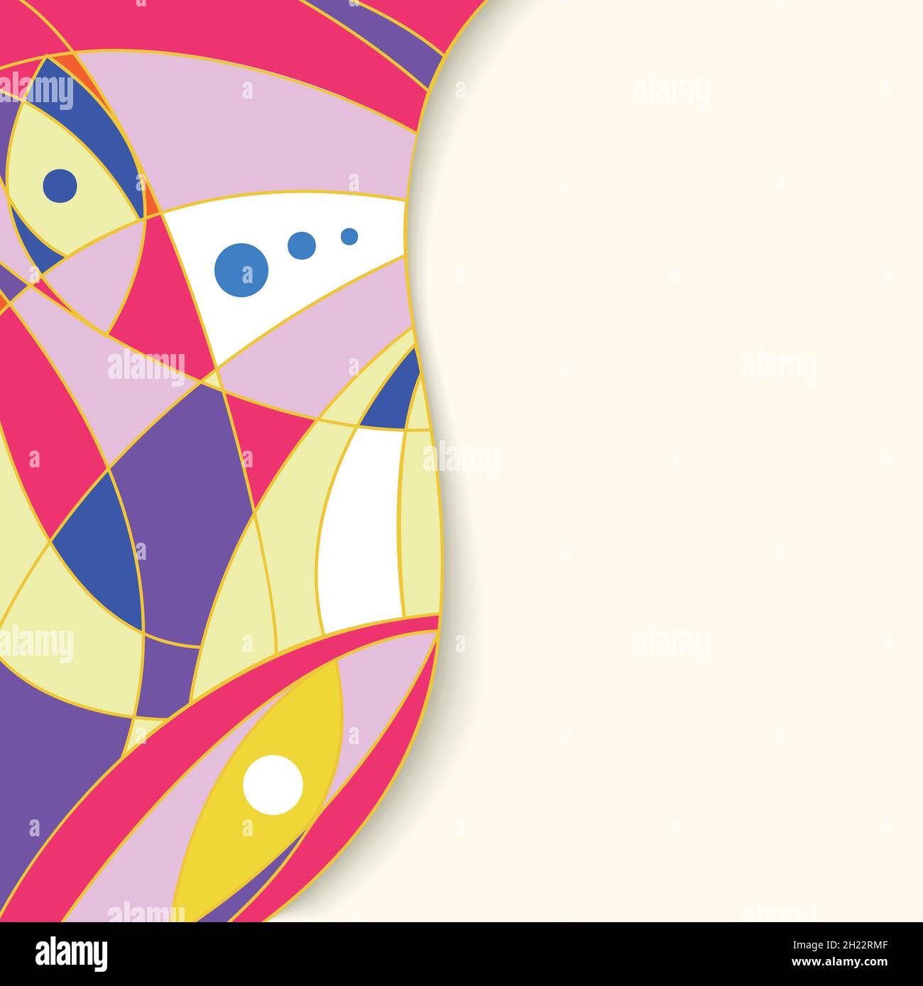 Colorful abstract geometric background with place for your text Stock ...