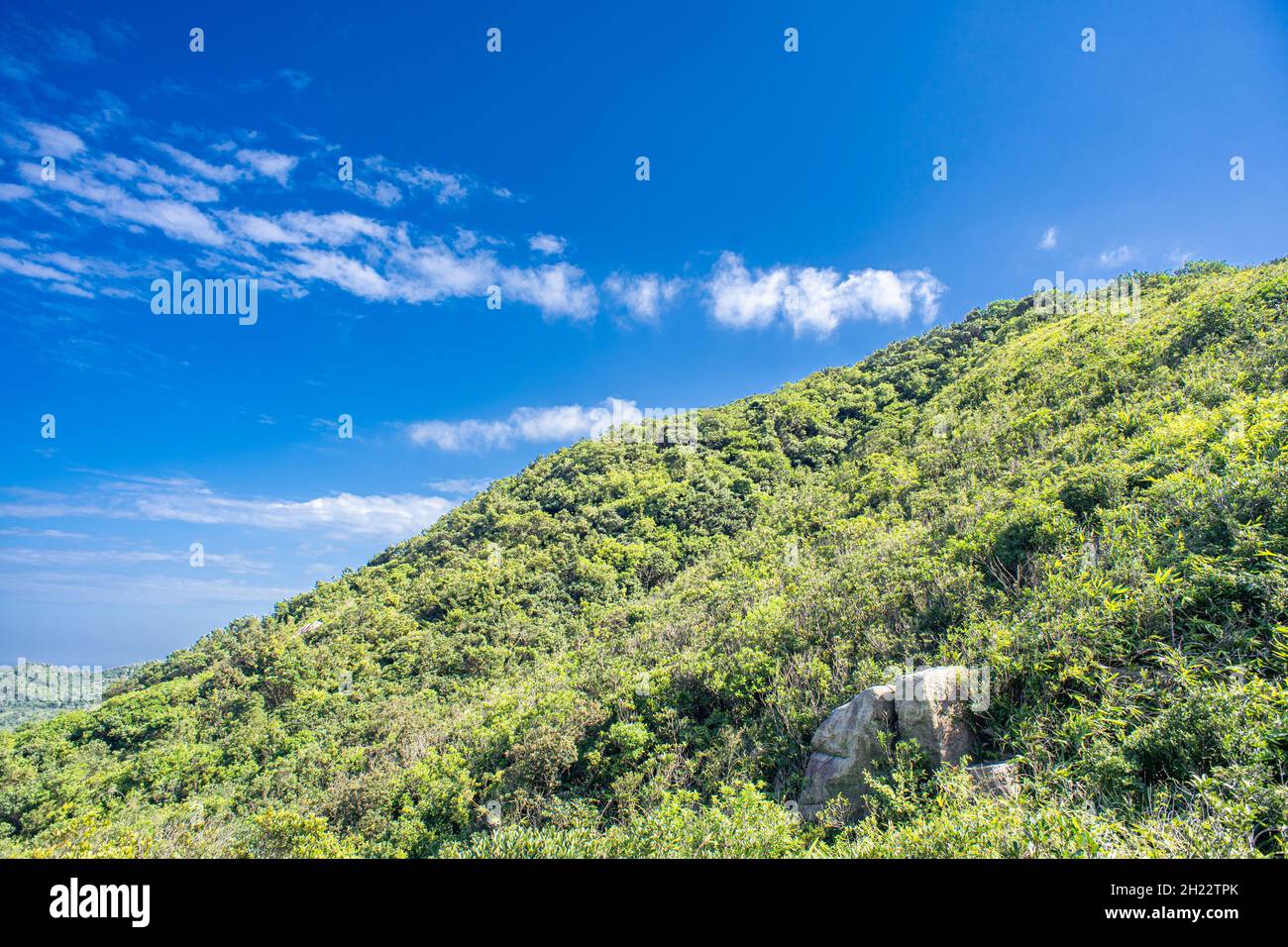 Hong Kong Mountain Landscape Stock Photo - Alamy