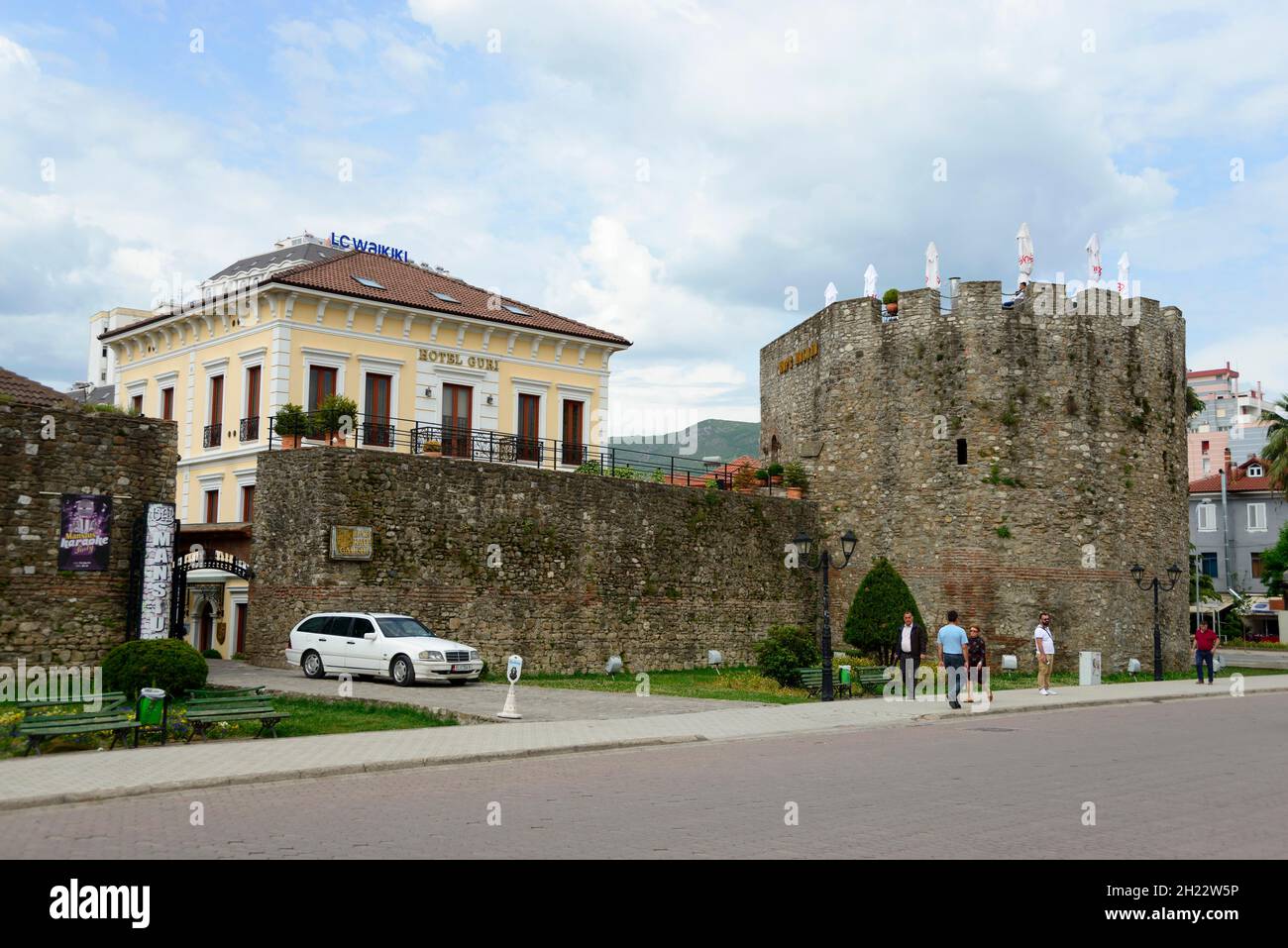 Fortress, Elbasan, Elbasani, Albania Stock Photo