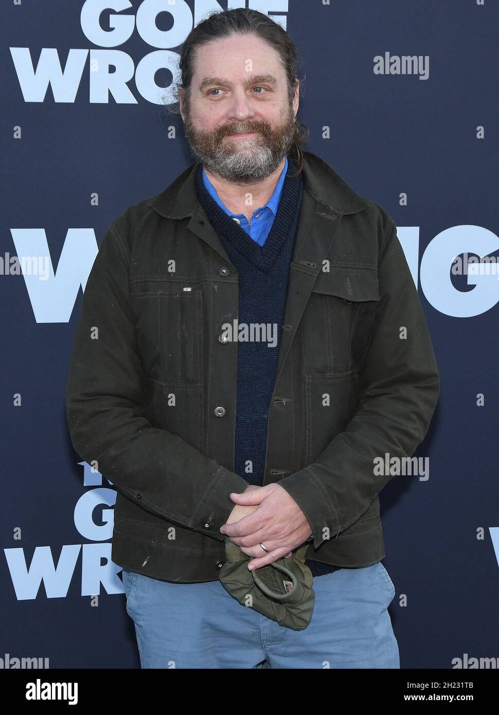 Los Angeles, USA. 19th Oct, 2021. Zach Galifianakis arrives at Disney
