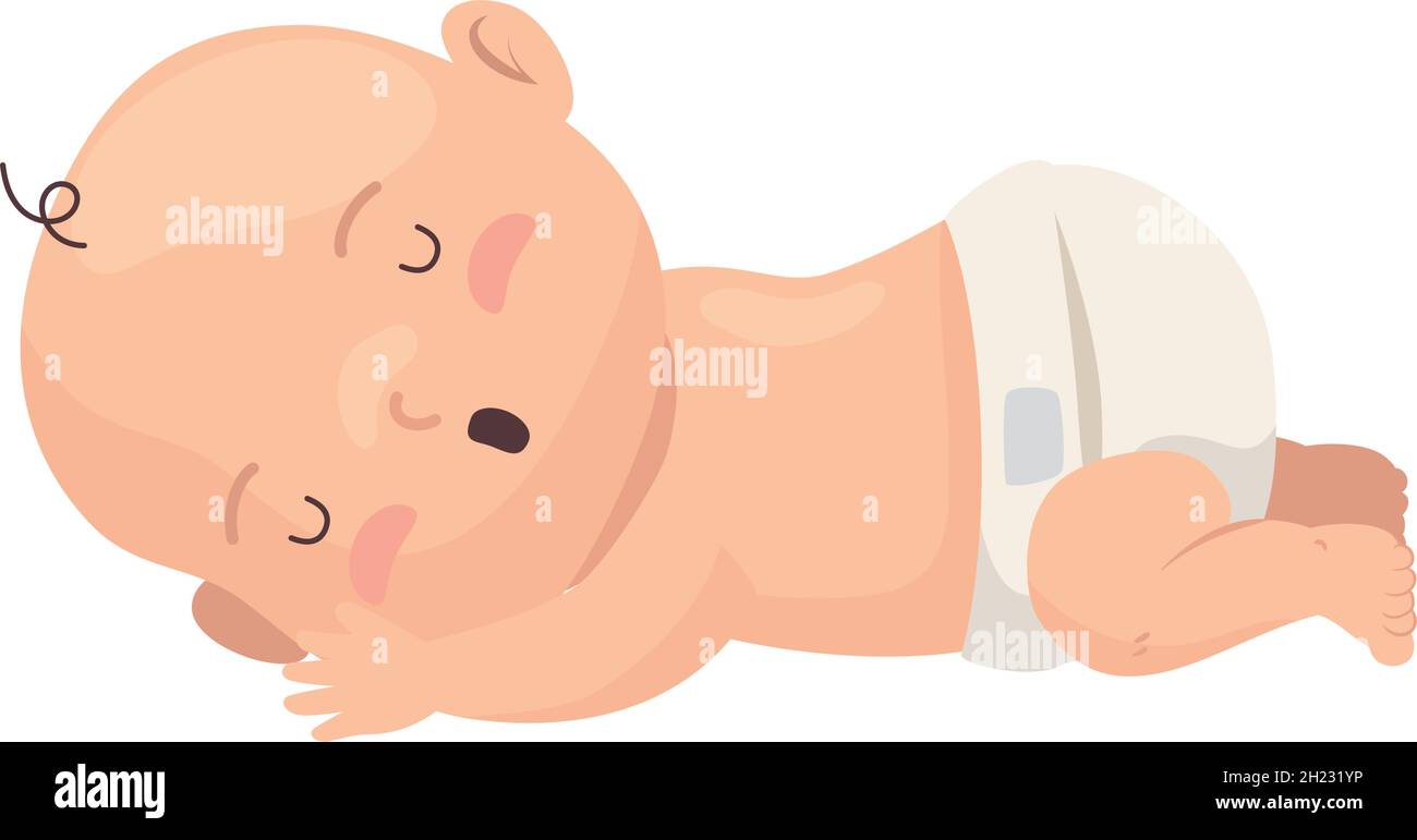 baby boy sleeping Stock Vector Image & Art - Alamy