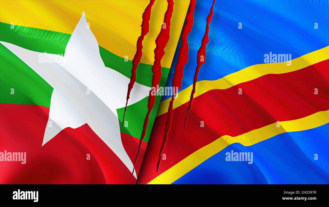 Dr congo myanmar flag hi-res stock photography and images - Alamy