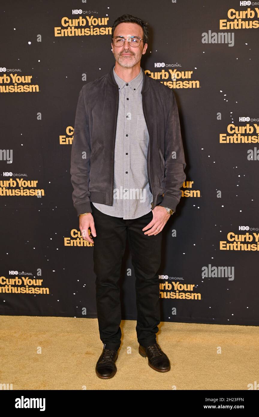 Los Angeles, USA. 19th Oct, 2021. LOS ANGELES, USA. October 19, 2021: Reid Scott at the season premiere for HBOs 'Curb Your Enthusiasm' at Paramount Studios. Picture Credit: Paul Smith/Alamy Live News Stock Photo