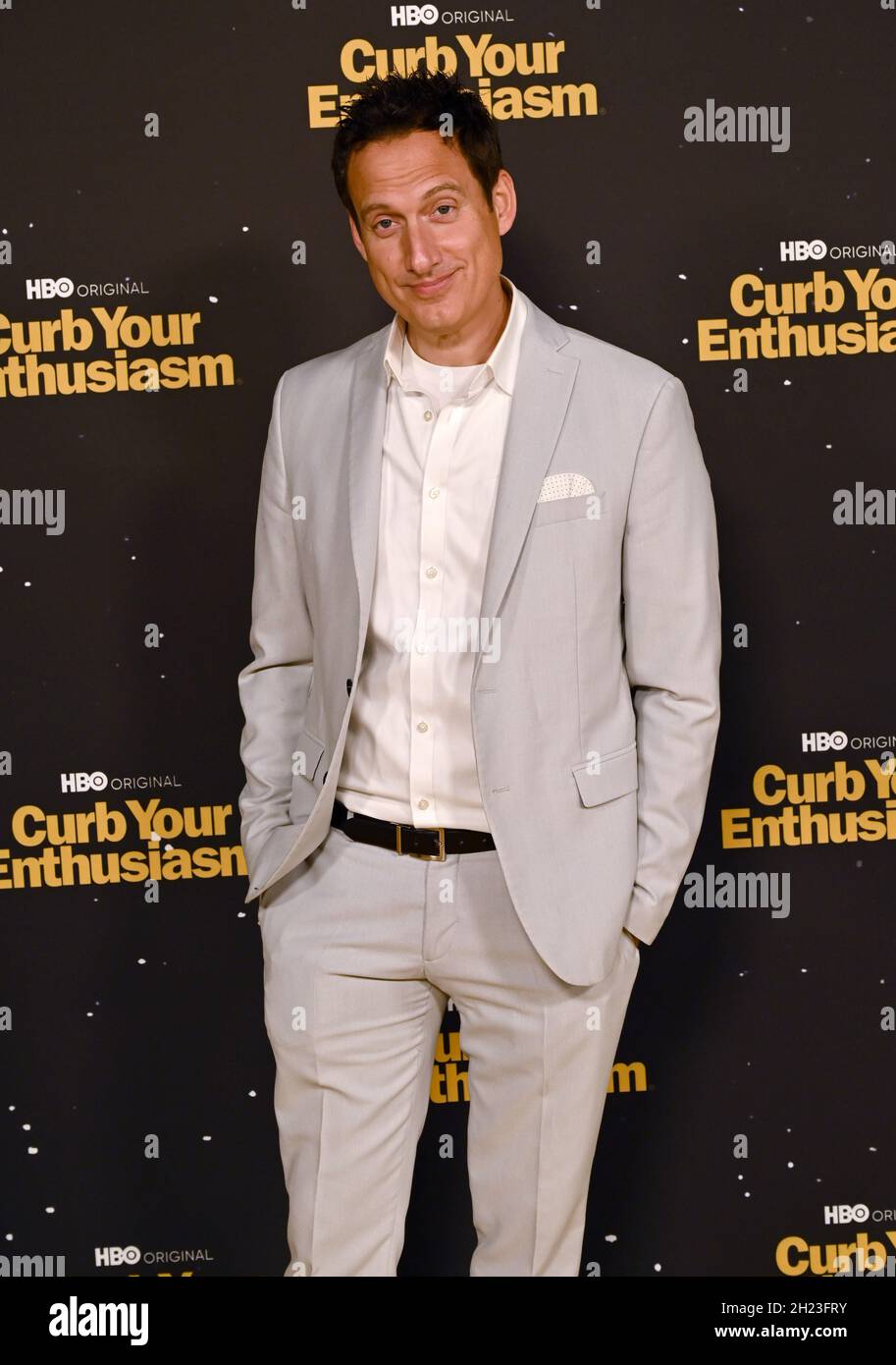 Los Angeles, USA. 19th Oct, 2021. LOS ANGELES, USA. October 19, 2021: Elon Gold at the season premiere for HBOs 'Curb Your Enthusiasm' at Paramount Studios. Picture Credit: Paul Smith/Alamy Live News Stock Photo