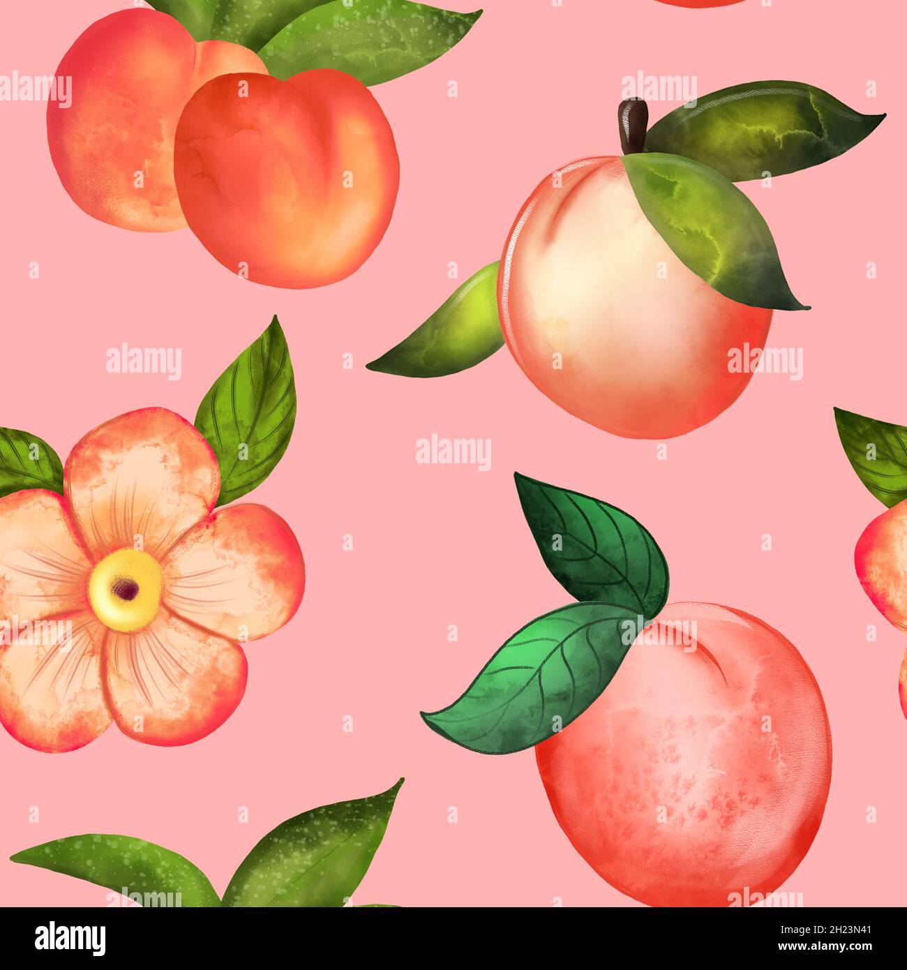 Peach flower pink wrapping hi-res stock photography and images - Alamy