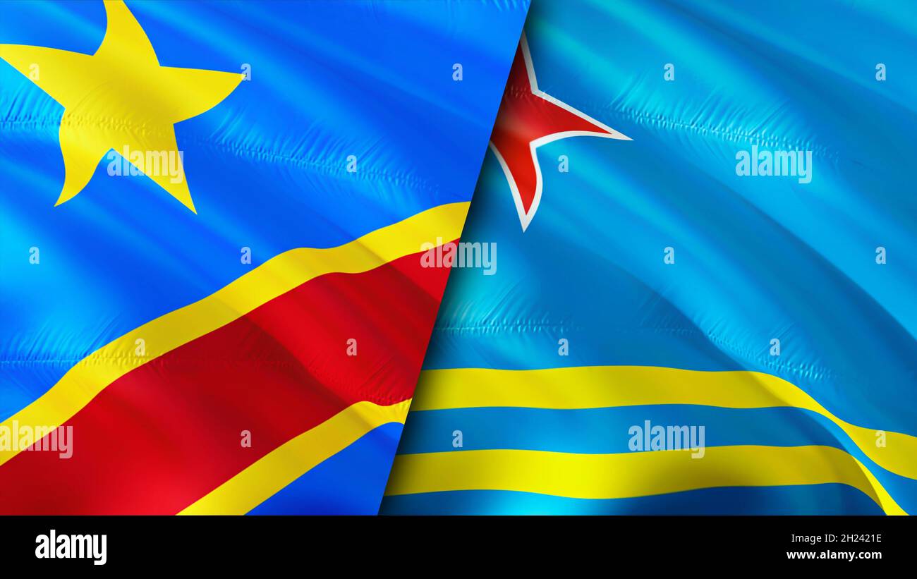 Dr congo aruba flag hi-res stock photography and images - Alamy
