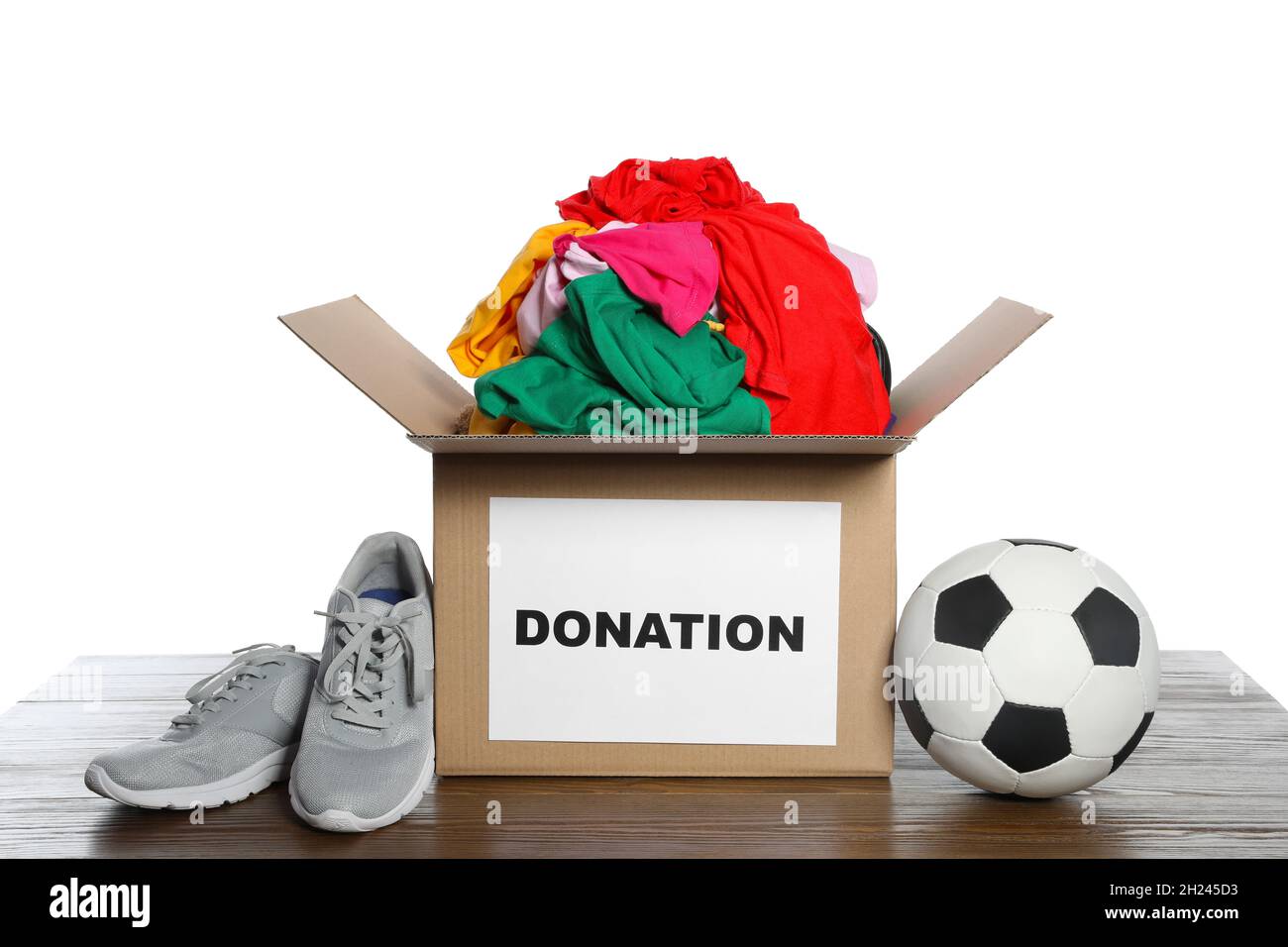 Soccer Ball Donation High Resolution Stock Photography and Images Alamy