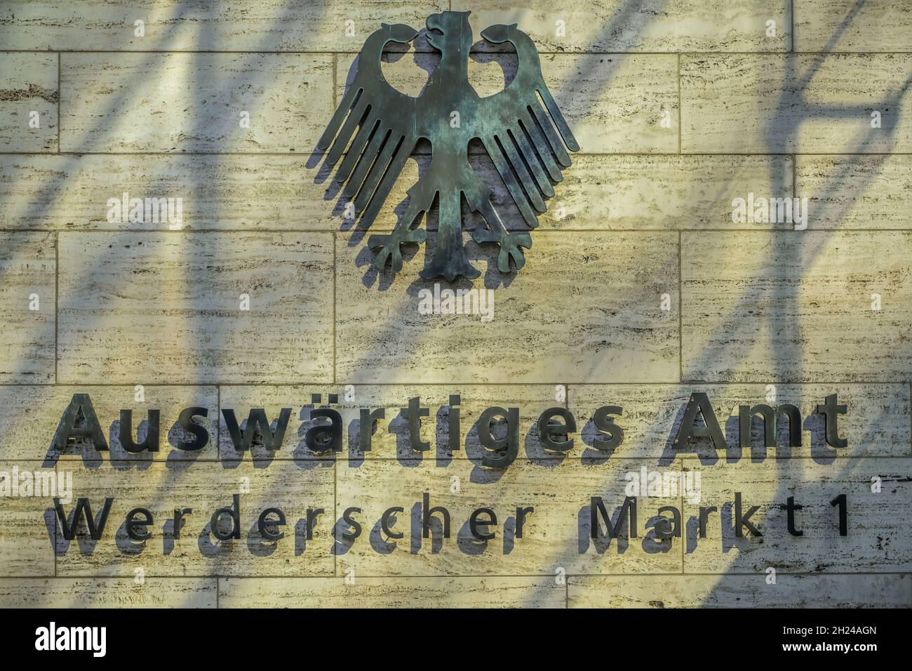 Auswärtiges Amt, Werderscher Markt, Mitte, Berlin, Deutschland Stock Photo