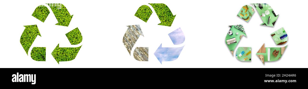 Waste management logo Cut Out Stock Images & Pictures - Alamy