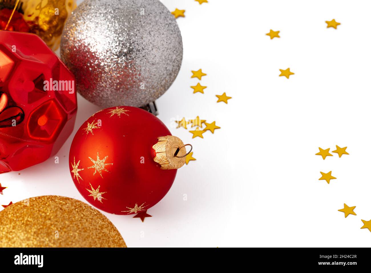 Group christmas baubles cut out hi-res stock photography and images - Alamy