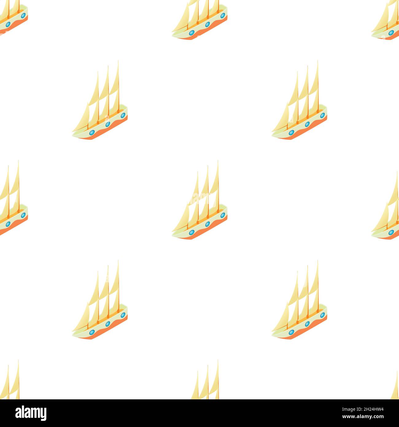 Sailboat pattern seamless background texture repeat wallpaper geometric ...