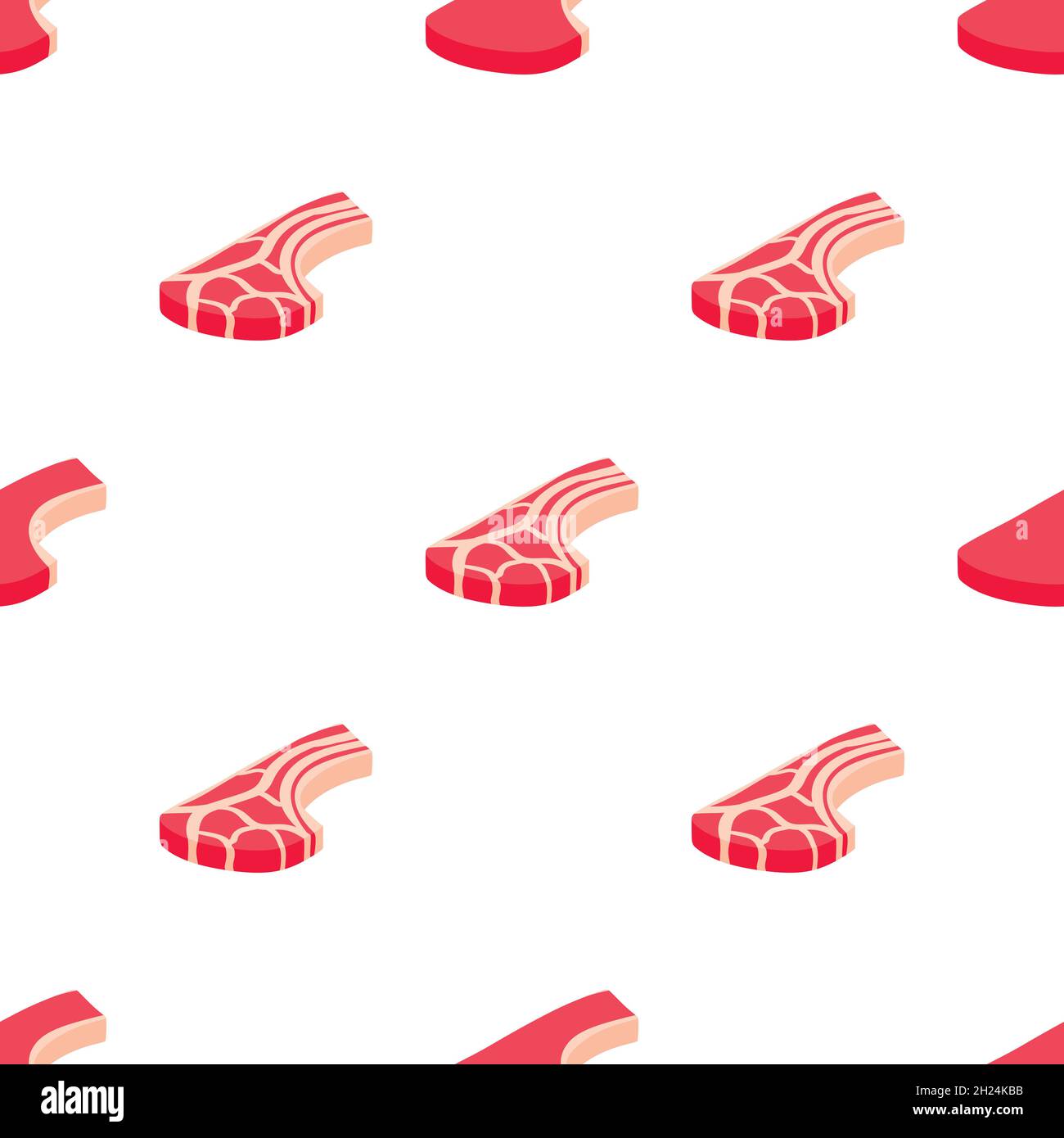 Piece of steak pattern seamless background texture repeat wallpaper ...