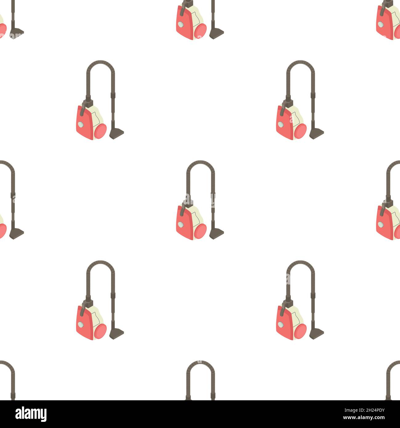 Vacuum cleaner pattern seamless background texture repeat wallpaper geometric vector Stock Vector