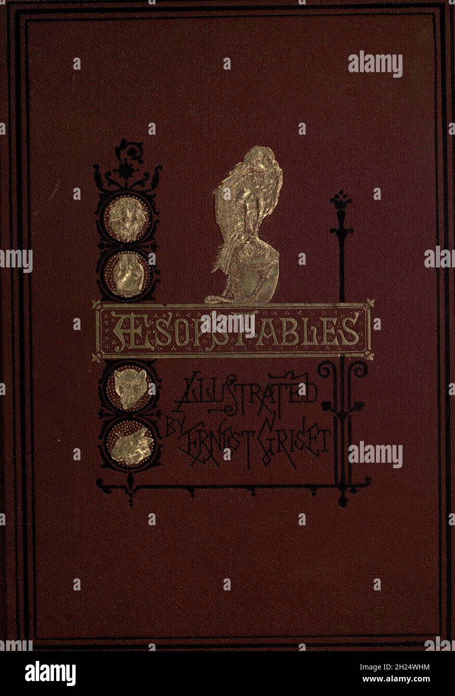 Book cover and binding from AEsop's fables Illustrated by Joseph ...