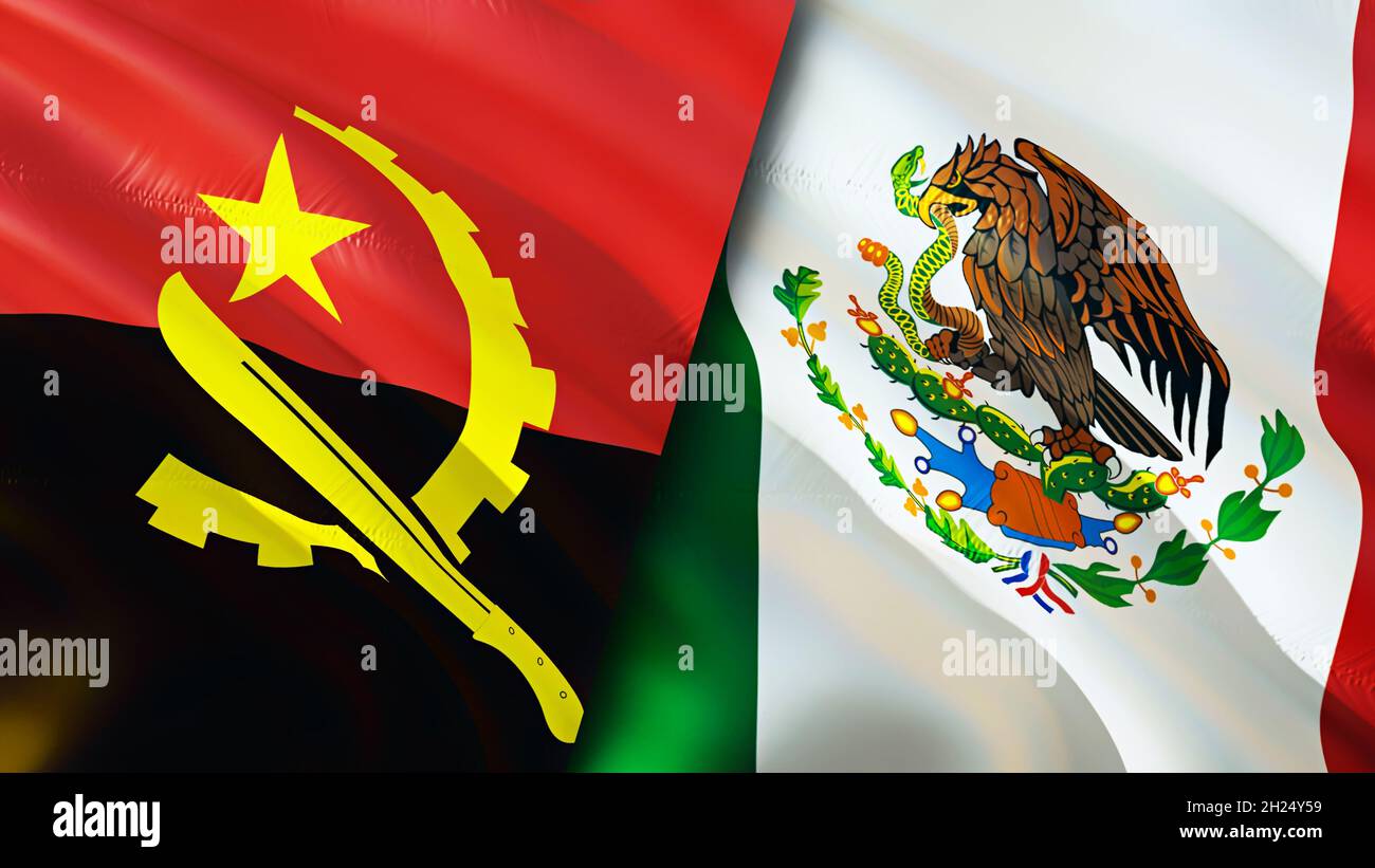 Angola flag hi-res stock photography and images - Alamy