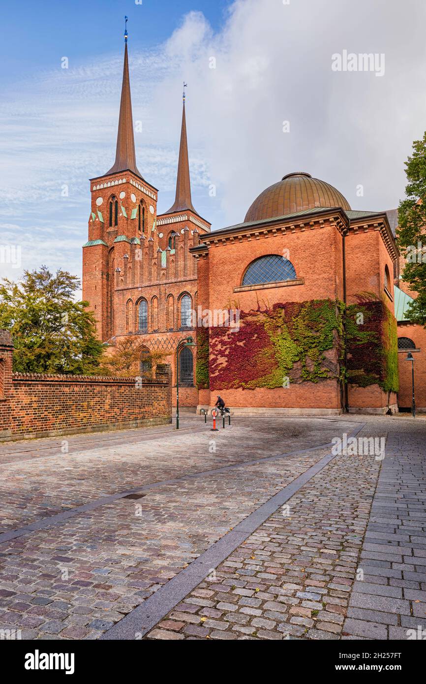 Roskilde Cathedral, view from south-east Stock Photo