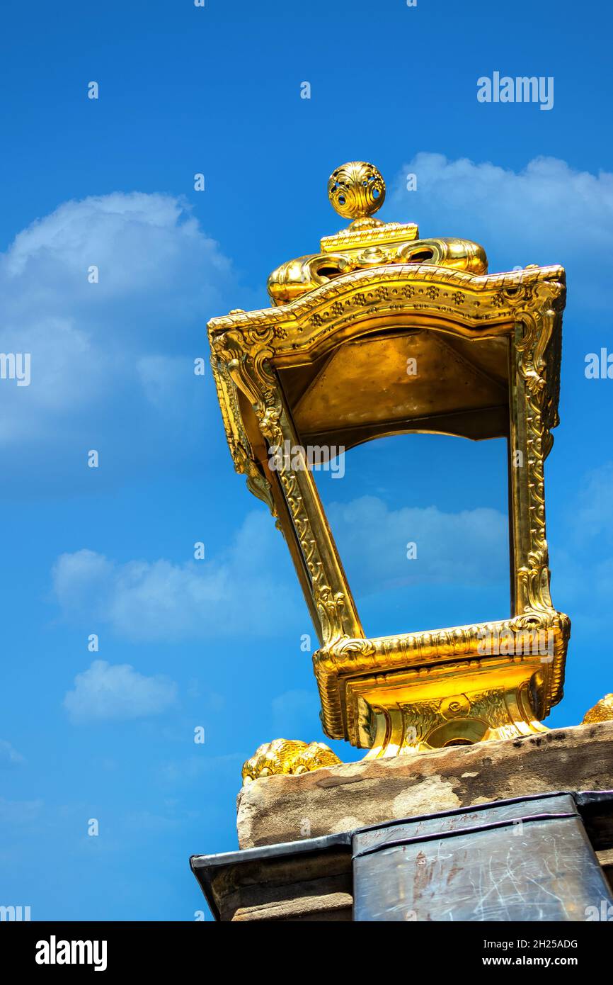 Nymphenburg Palace : The golden latern Stock Photo