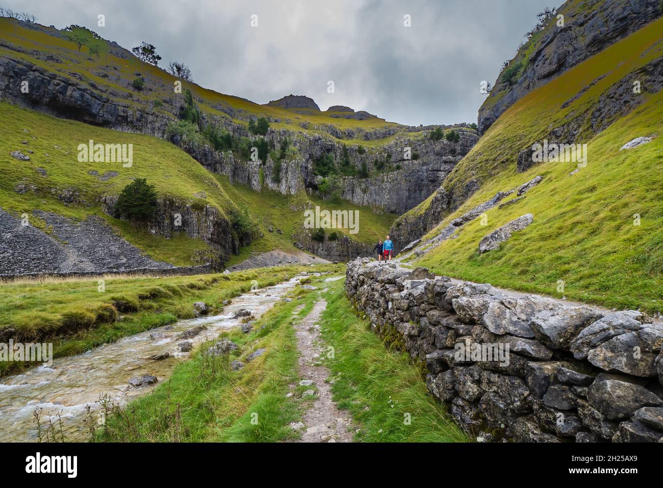 Limestone Ravines Gordale Scar is a limestone ravine 1 mile northeast of Malham, North ...