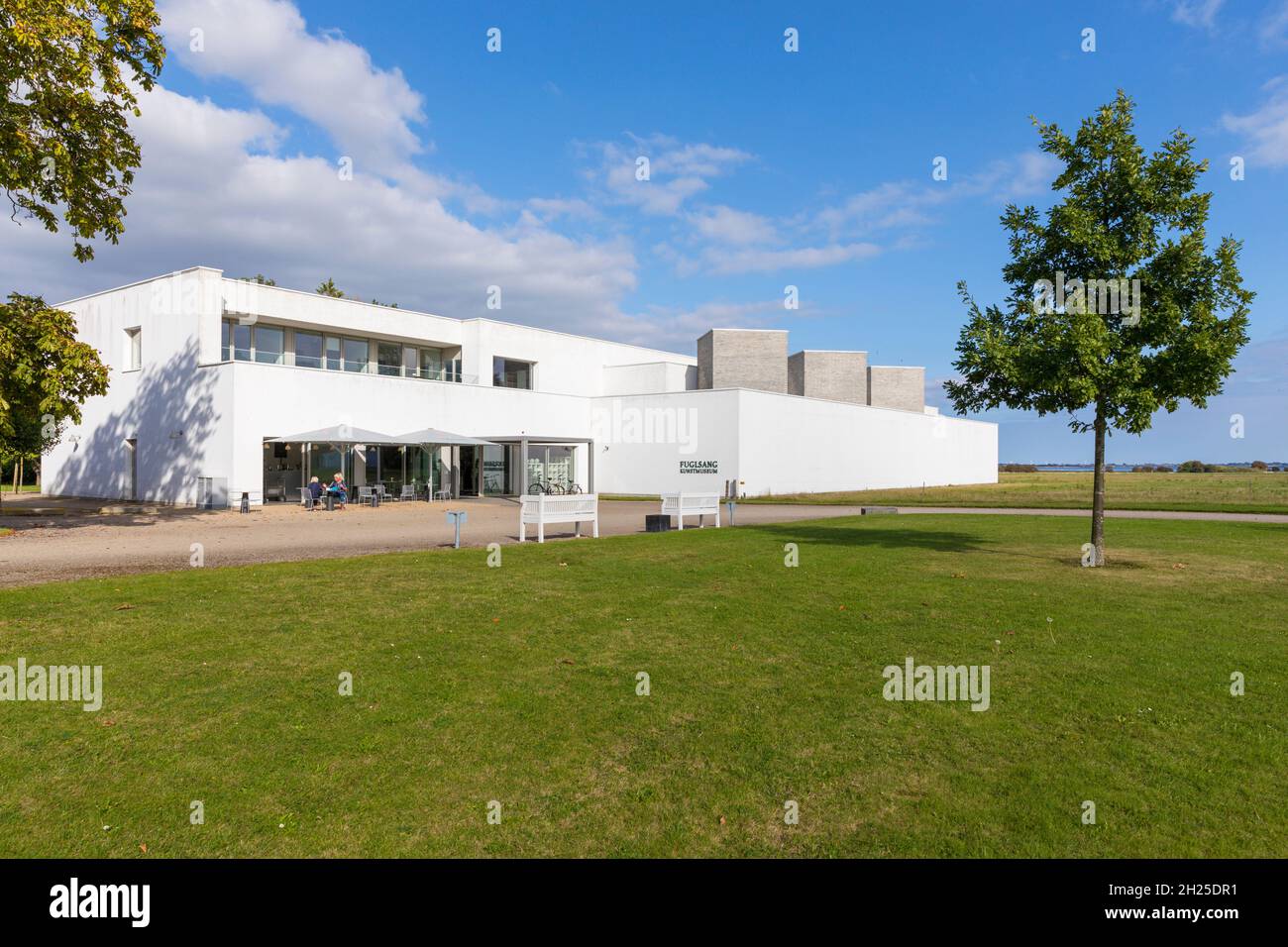 Fuglsang Art Museum by architect Tony Fretton in Guldborgsund Municipality on the island of Lolland in Denmark Stock Photo