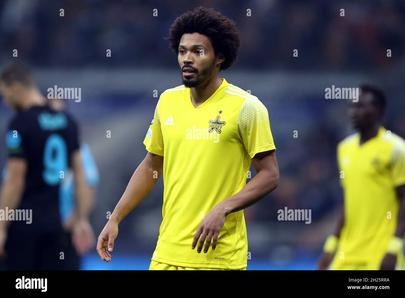 Bruno Felipe Souza da Silva of FC Sheriff  looks on during the  Uefa Champions League Group D  match between FC Internazionale and FC Sheriff. Stock Photo