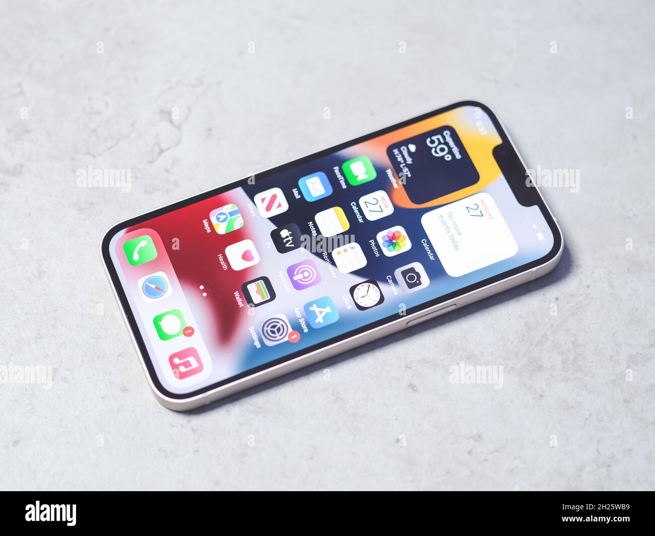 Hcmc Vietnam August 19 21 View Of New Iphone 13 Or Iphone 13 Pro And Apple Airpods For Editorial Use Stock Photo Alamy