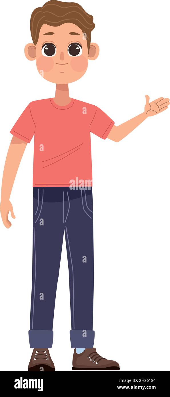 man standing character Stock Vector Image & Art - Alamy