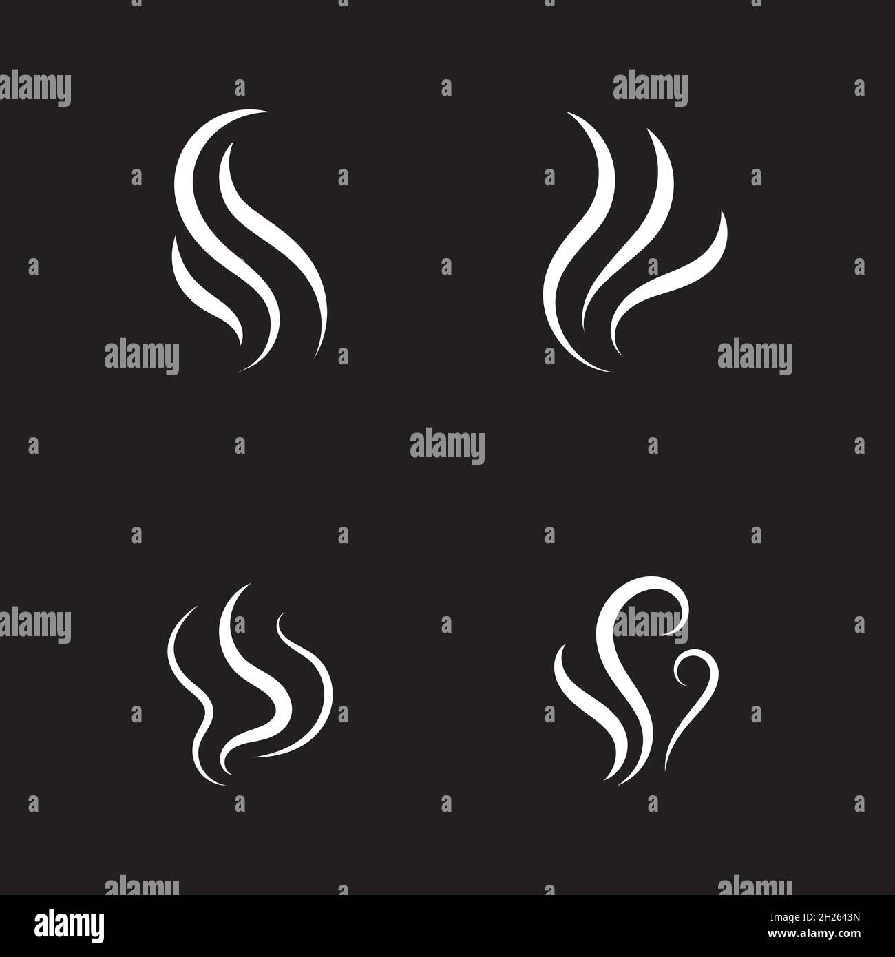 Smoke Vector icon design illustration Template Stock Photo - Alamy